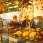 Chinatown BBQ Window Reflections
