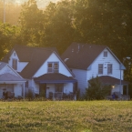 Homes at Sunset