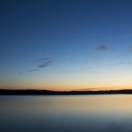 Sunset at Clinton Lake
