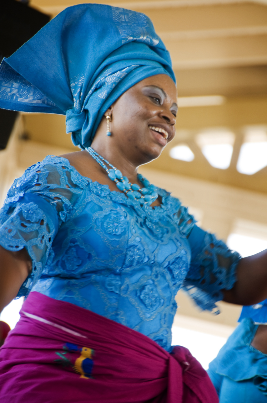 Nigerian Dancer at Ethnic Enrichment Festival