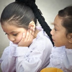 Dancers at Mattie Rhodes' Day of the Dead Festival