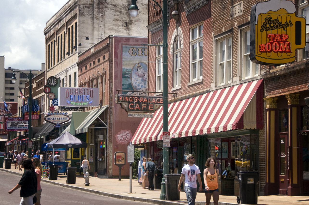 Beale Street in Memphis
