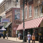 Beale Street in Memphis