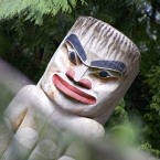 Vancouver: Totem near Capilini Bridge