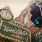Wright's Jewelry Story Sign - St. Joseph, MO