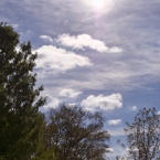 Blue Fall Sky