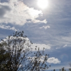 Blue Fall Sky
